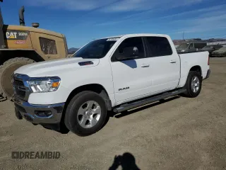 2021 Ram 1500 Big Horn z VIN 1C6RREFM7MN533239, wystawiony jako Copart lot #76790634 z przebiegiem 36 923 mil mil oraz Szkoda całkowita • Salvage title. Historia ofert i sprzedaży dostępna na DreamBid. Obrazek 1.