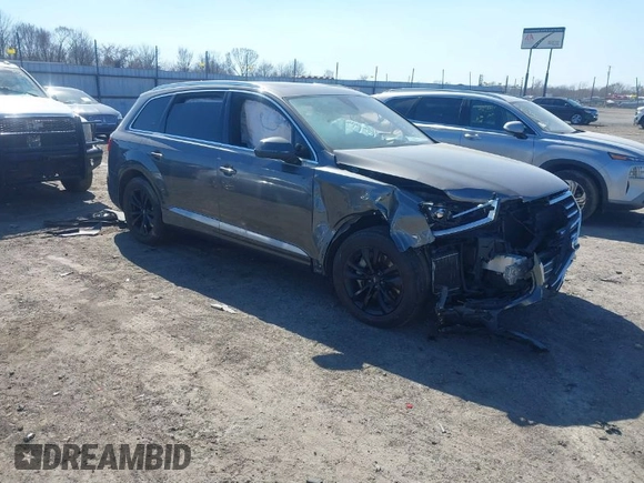2019 Audi Q7 Premium with VIN WA1AAAF71KD007167, listed as a IAAI auction lot 41685423 with 84,632 mi miles and . Bid and sale history available at DreamBid. Image 1.