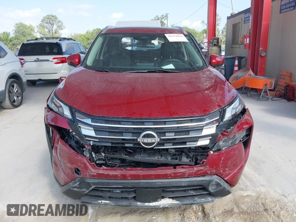 2024 Nissan Rogue SV with VIN JN8BT3BA5RW002509, listed as a IAAI auction lot 41579914 with 12,753 mi miles and . Bid and sale history available at carsss.com. Image 11.