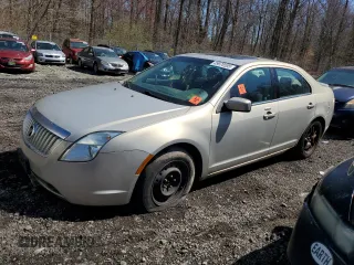 2010 Mercury Milan with VIN 3MEHM0HA5AR635932, listed as a Copart auction lot 49978555 with 0 mi miles and Salvage Title. Bid and sale history available at carsss.com. Image 1.
