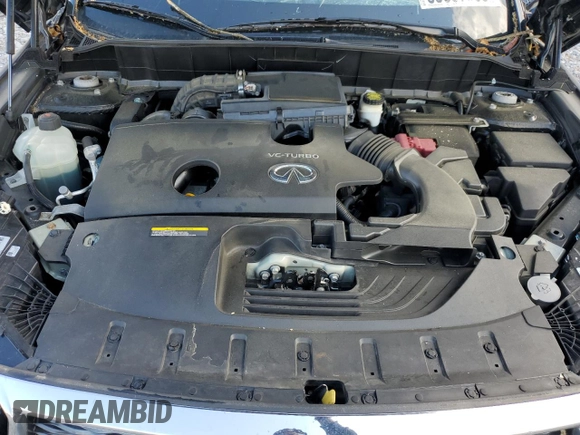 2019 Infiniti QX50 Essential with VIN 3PCAJ5M33KF116266, listed as a Copart auction lot 59537885 with 88,660 mi miles and Salvage title. Bid and sale history available at DreamBid. Image 12.