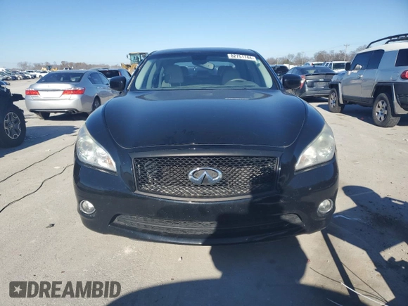 2014 Infiniti M37 with VIN JN1BY1AP2EM260101, listed as a Copart auction lot 82751744 with 142,099 mi miles and Salvage Title. Bid and sale history available at carsss.com. Image 5.