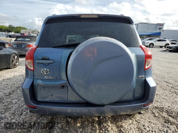 2007 Toyota RAV4 Sport with VIN JTMBD32V975078684, listed as a Copart auction lot 60661875 with 186,379 mi miles and Salvage title. Bid and sale history available at DreamBid. Image 6.