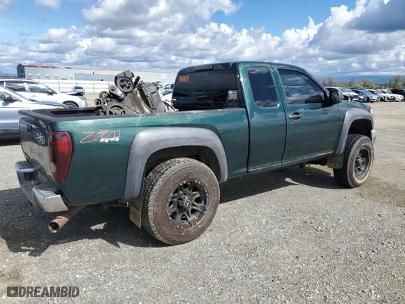 2005 Chevrolet Colorado Z85 with VIN 1GCDT198658232800, listed as a Copart auction lot 48543545 with 0 mi miles and Salvage Title. Bid and sale history available at carsss.com. Image 3.