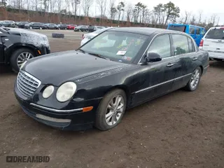 2007 Kia Amanti with VIN KNALD125575127059, listed as a IAAI auction lot 41735009 with 999,999 mi miles. Bid and sale history available at carsss.com. Image 2.
