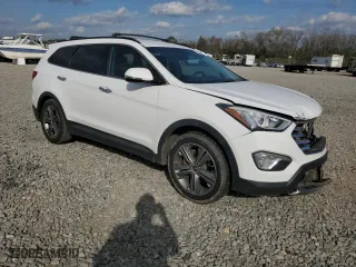 2013 Hyundai Santa Fe Limited with VIN KM8SR4HF4DU033706, listed as a Copart auction lot 45196185 with 92,100 mi miles and Salvage Title. Bid and sale history available at carsss.com. Image 4.