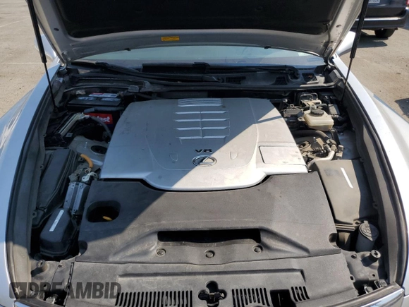 2008 Lexus LS 460 with VIN JTHBL46FX85082710, listed as a Copart auction lot 64857025 with 124,531 mi miles and Salvage title. Bid and sale history available at DreamBid. Image 11.