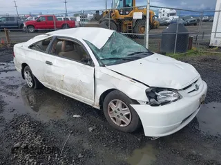 2003 Honda Civic DX with VIN 1HGEM22203L039793, listed as a IAAI auction lot 41916813 with 160,631 mi miles and . Bid and sale history available at carsss.com. Image 1.
