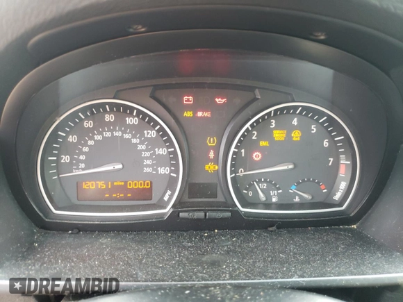 2007 BMW X3 3.0si with VIN WBXPC93437WF13037, listed as a Copart auction lot 59544955 with 120,751 mi miles and Salvage title. Bid and sale history available at DreamBid. Image 9.
