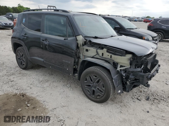 2020 Jeep Renegade Sport with VIN ZACNJBAB3LPL75309, listed as a Copart auction lot 53529085 with 39,243 mi miles and Salvage title. Bid and sale history available at DreamBid. Image 4.