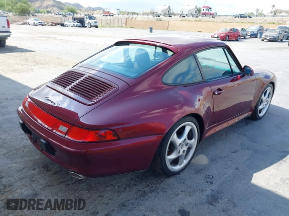 1997 Porsche 911 with VIN WP0AA2998VS322699, listed as a IAAI auction lot 41892833 with 117,174 mi miles and . Bid and sale history available at DreamBid. Image 4.