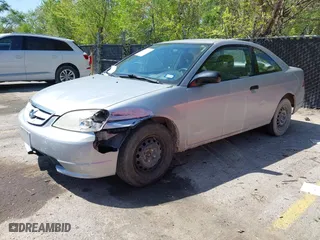 2001 Honda Civic LX with VIN 1HGEM22561L123530, listed as a IAAI auction lot 42092186 with 190,321 mi miles. Bid and sale history available at carsss.com. Image 2.