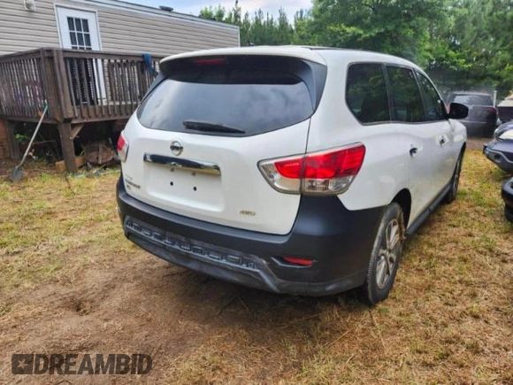 2013 Nissan Pathfinder SV with VIN 5N1AR2MM1DC659076, listed as a Copart auction lot 61275455 with 204,930 mi miles and Clean title. Bid and sale history available at DreamBid. Image 4.