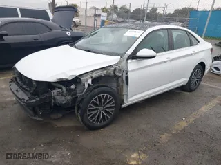 2019 Volkswagen Jetta S with VIN 3VWC57BUXKM085255, listed as a IAAI auction lot 41878832 with 128,253 mi miles. Bid and sale history available at carsss.com. Image 2.