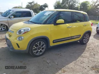 2014 FIAT 500L Trekking with VIN ZFBCFADH9EZ023686, listed as a IAAI auction lot 41714657 with 57,290 mi miles and . Bid and sale history available at DreamBid. Image 2.