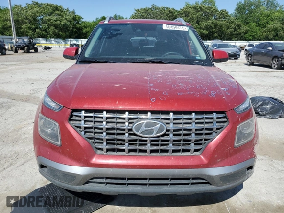 2022 Hyundai Venue SEL с VIN KMHRC8A30NU197849, выставлен на аукционе Copart как лот 56458475 с пробегом 45 236 миль миль и Списание • Salvage title. История ставок и продаж доступна на DreamBid. Изображение 5.