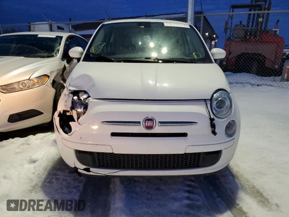 2016 FIAT 500 Pop with VIN 3C3CFFARXGT222011, listed as a Copart auction lot 46491315 with 50,416 mi miles and Salvage Title. Bid and sale history available at carsss.com. Image 5.