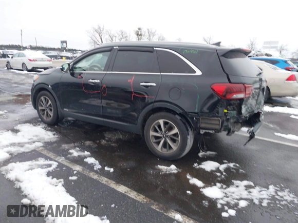 2019 Kia Sorento EX with VIN 5XYPHDA57KG452677, listed as a IAAI auction lot 41362615 with 100,580 mi miles and . Bid and sale history available at DreamBid. Image 3.
