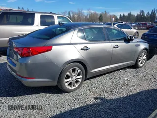 2013 Kia Optima EX with VIN 5XXGN4A75DG148233, listed as a IAAI auction lot 41878061 with 124,066 mi miles. Bid and sale history available at carsss.com. Image 4.