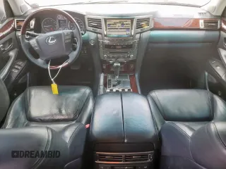 2011 Lexus LX 570 with VIN JTJHY7AX4B4061716, listed as a Copart auction lot 62327925 with 141,382 mi miles and Salvage title. Bid and sale history available at DreamBid. Image 8.