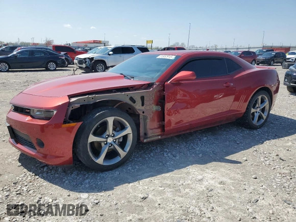 2014 Chevrolet Camaro LT with VIN 2G1FB1E32E9206715, listed as a Copart auction lot 51852915 with 36,392 mi miles and Salvage title. Bid and sale history available at DreamBid. Image 1.