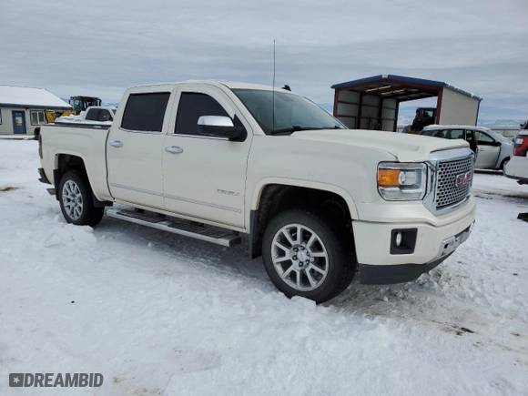 2014 GMC Sierra 1500 Denali with VIN 3GTU2WEJ6EG455647, listed as a Copart auction lot 41509395 with 128,883 mi miles and Salvage Title. Bid and sale history available at carsss.com. Image 4.