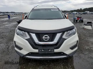 2017 Nissan Rogue SV with VIN JN8AT2MT7HW143603, listed as a Copart auction lot 46649215 with 105,423 mi miles and Salvage Title. Bid and sale history available at carsss.com. Image 5.