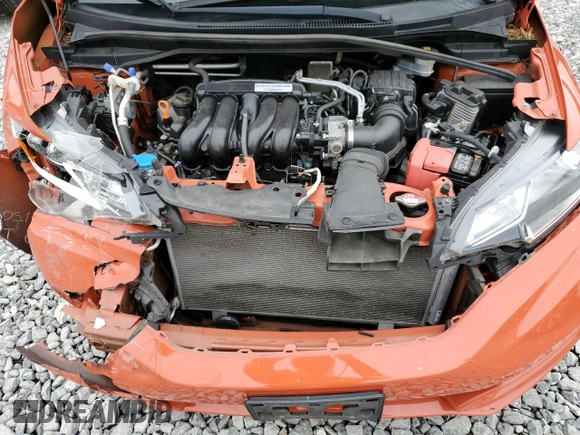 2018 Honda Fit LX with VIN 3HGGK5H43JM700138, listed as a Copart auction lot 52957555 with 55,309 mi miles and Salvage Title. Bid and sale history available at carsss.com. Image 11.