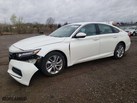2018 Honda Accord Sedan LX 1.5T with VIN 1HGCV1F11JA054960, listed as a Copart auction lot 51829215 with 89,037 mi miles and Salvage Title. Bid and sale history available at carsss.com. Image 1.