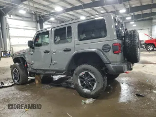 2019 Jeep Wrangler Unlimited Rubicon с VIN 1C4HJXFN9KW608711, выставлен на аукционе Copart как лот 48148115 с пробегом 75 988 миль миль и Списание • Salvage title. История ставок и продаж доступна на DreamBid. Изображение 2.
