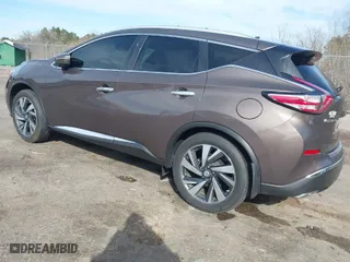 2015 Nissan Murano SL with VIN 5N1AZ2MG1FN228075, listed as a IAAI auction lot 41644582 with 14,164 mi miles. Bid and sale history available at carsss.com. Image 3.