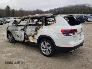 2021 Volkswagen Atlas 3.6L V6 SE w/Technology with VIN 1V2HR2CA3MC567072, listed as a Copart auction lot 53112685 with 0 mi miles and Non Repairable. Bid and sale history available at carsss.com. Image 2.