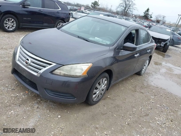 2014 Nissan Sentra SV with VIN 3N1AB7AP5EL666741, listed as a IAAI auction lot 41941685 with 151,508 mi miles. Bid and sale history available at carsss.com. Image 2.