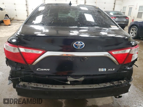 2017 Toyota Camry Hybrid LE with VIN 4T1BD1FK7HU211059, listed as a Copart auction lot 88749465 with 0 mi miles and Salvage Title. Bid and sale history available at carsss.com. Image 6.