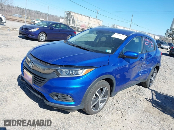 2022 Honda HR-V EX with VIN 3CZRU6H50NM765075, listed as a IAAI auction lot 41790465 with 75,144 mi miles. Bid and sale history available at carsss.com. Image 17.