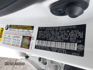 2017 Toyota Camry XLE z VIN 4T1BF1FKXHU797542, wystawiony jako IAAI lot #42374500 z przebiegiem 49 983 mil mil oraz . Historia ofert i sprzedaży dostępna na DreamBid. Obrazek 9.