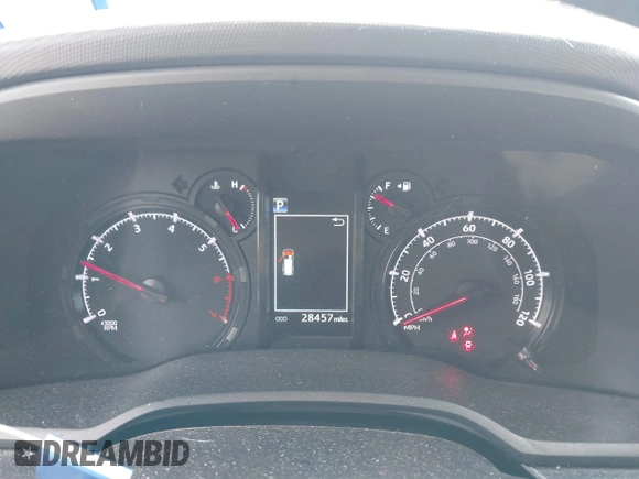 2020 Toyota 4Runner SR5 with VIN JTEZU5JR1L5219414, listed as a IAAI auction lot 42499908 with 28,457 mi miles and . Bid and sale history available at DreamBid. Image 7.