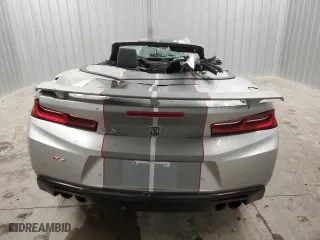 2017 Chevrolet Camaro 2LT with VIN 1G1FD3DS5H0100014, listed as a Copart auction lot 84487054 with 0 mi miles and Clean Title. Bid and sale history available at carsss.com. Image 6.