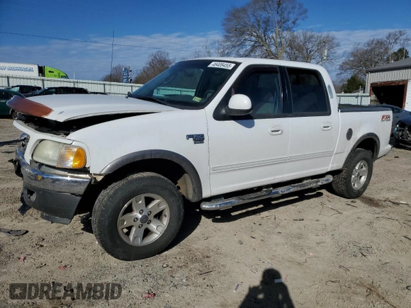 2003 Ford F-150 XLT with VIN 1FTRW08L63KA82555, listed as a Copart auction lot 46409455 with 201,942 mi miles and Clean Title. Bid and sale history available at carsss.com. Image 1.
