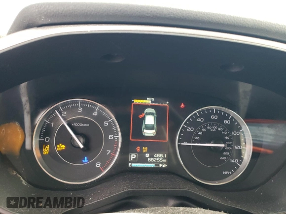 2018 Subaru Impreza Limited with VIN 4S3GTAU69J3725008, listed as a Copart auction lot 62824425 with 88,255 mi miles and Salvage title. Bid and sale history available at DreamBid. Image 9.