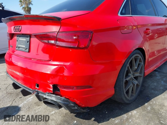 2017 Audi RS 3 с VIN WUABWGFF1H1900197, выставлен на аукционе IAAI как лот 41493934 с пробегом 24 017 миль миль и . История ставок и продаж доступна на DreamBid. Изображение 17.