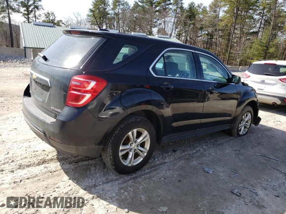 2016 Chevrolet Equinox LS with VIN 2GNFLEEK4G6331925, listed as a Copart auction lot 48360075 with 116,673 mi miles and Salvage Title. Bid and sale history available at carsss.com. Image 3.
