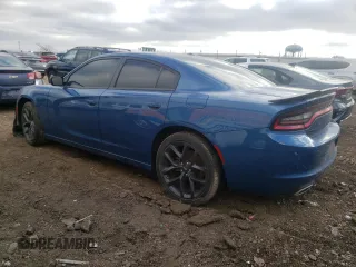 2022 Dodge Charger SXT with VIN 2C3CDXBG1NH112267, listed as a Copart auction lot 77674963 with 68,400 mi miles and Salvage Title. Bid and sale history available at DreamBid. Image 2.