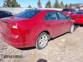 2010 Ford Fusion SE with VIN 3FAHP0HA7AR345092, listed as a IAAI auction lot 41910241 with 135,805 mi miles. Bid and sale history available at carsss.com. Image 4.