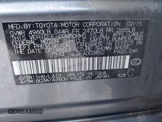 2015 Lexus GS 350 z VIN JTHCE1BL2FA003852, wystawiony jako IAAI lot #42091649 z przebiegiem 173 233 mil mil oraz . Historia ofert i sprzedaży dostępna na DreamBid. Obrazek 9.