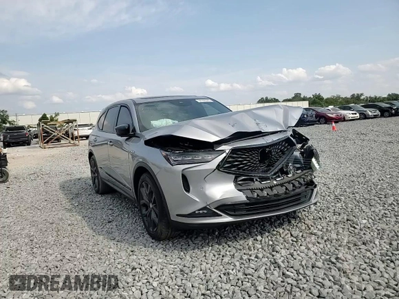 2022 Acura MDX w/A-Spec Package with VIN 5J8YE1H01NL020991, listed as a Copart auction lot 50506325 with Not provided miles and Salvage title. Bid and sale history available at DreamBid. Image 12.