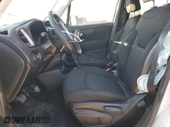 2017 Jeep Renegade Latitude with VIN ZACCJBBB2HPF24891, listed as a Copart auction lot 50672155 with 93,730 mi miles and Salvage Title. Bid and sale history available at carsss.com. Image 7.
