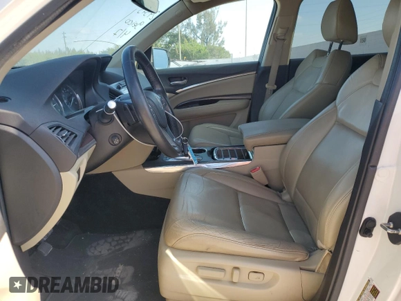 2016 Acura MDX with VIN 5FRYD3H22GB019710, listed as a Copart auction lot 53051735 with 82,152 mi miles and Salvage Title. Bid and sale history available at carsss.com. Image 7.
