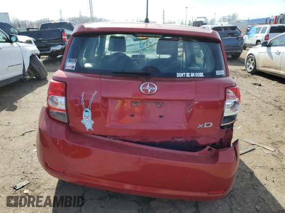 2011 Scion xD with VIN JTKKU4B4XB1013445, listed as a Copart auction lot 49482385 with Not Provided miles and Salvage Title. Bid and sale history available at carsss.com. Image 6.