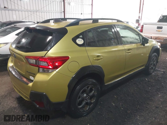 2021 Subaru Crosstrek Special Sports with VIN JF2GTHSC4MH238938, listed as a IAAI auction lot 42752369 with 22,483 mi miles and . Bid and sale history available at DreamBid. Image 4.